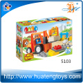 Hot Selling Education solide pvc Bulldozer Bausteine ​​Spielzeug